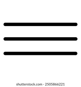 Flat and minimal list icon symbol - Basic user interface list symbol