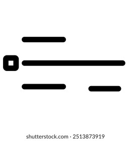 Flat and minimal list icon symbol - Basic user interface list symbol