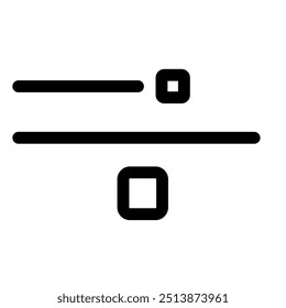 Flat and minimal list icon symbol - Basic user interface list symbol