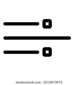 Flat and minimal list icon symbol - Basic user interface list symbol