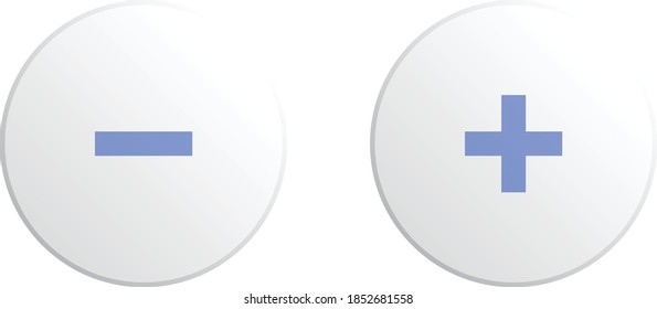 Flat Minimal Mathematical Signs Illustration 