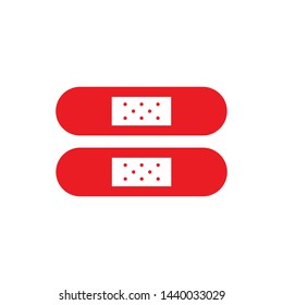 Flat minimal patch icon. Simple vector patch icon. Isolated patch icon for various projects.