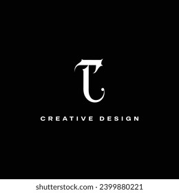 Flat Minimal TJ logo design