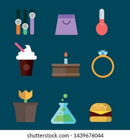 Flat minimalist icon vector art 