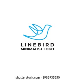 línea de diseño de logotipo minimalista plana para su identidad de marca
