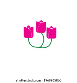 flat or  minimalist lotus illustration or vector lotus image