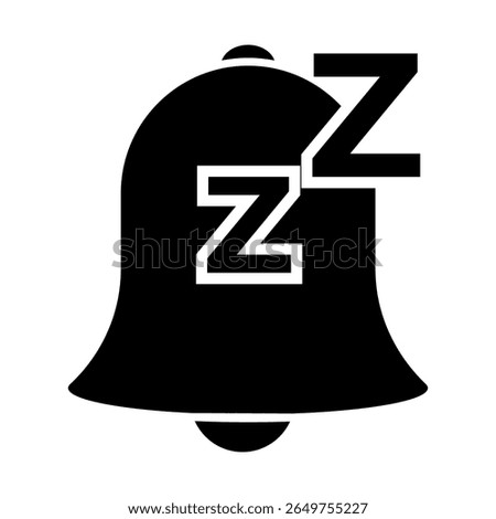Flat minimalist ringing bell icon in fill color style, vector EPS 10 format. Depicts a bell with motion lines and solid fill, symbolizing an active alert or notification. Ideal for UI elements, apps.