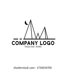 flat minimalist unique logo design, for commercial or editorial use