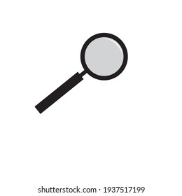 lupa vectorial plana o minimalista