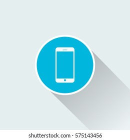 flat mobile icon