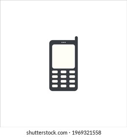 flat mobile phone vector icon design