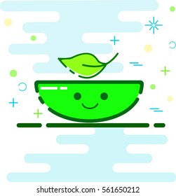 flat for mobile phones, MBE Style Illustration