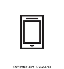 flat mobile smart phone, cellular, gadget icon symbol sign, illustration, logo template, vector, eps 10