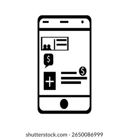 Um design de interface de usuário móvel plano com telas de aplicativos coloridas. Ideal para mostrar protótipos de aplicativos, fluxos de experiência do usuário e visuais de design de wireframe.