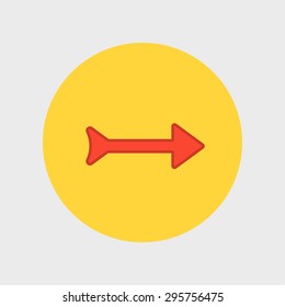 flat modern arrow