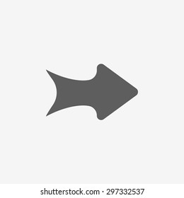 flat modern arrow