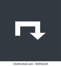 flat modern arrow