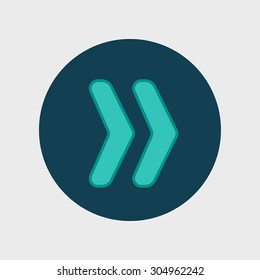 flat modern arrow