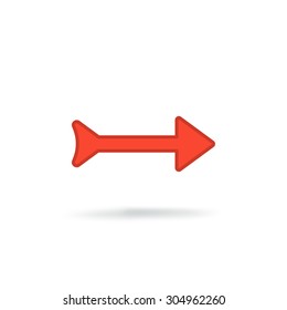 flat modern arrow