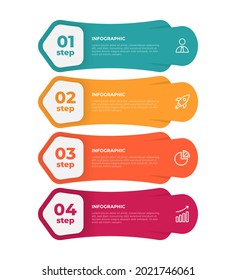 Flat and modern business infographic template