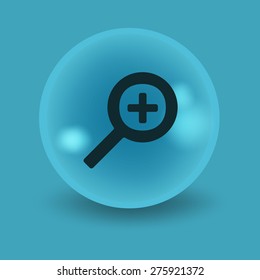 Flat modern design with shadow icon player