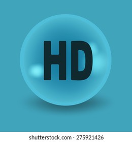 Flat modern design with shadow icon player
