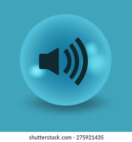 Flat modern design with shadow icon player