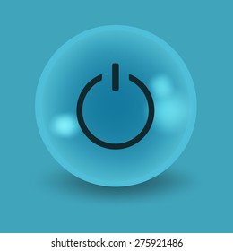 Flat modern design with shadow icon player