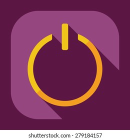 Flat modern design with shadow icon player