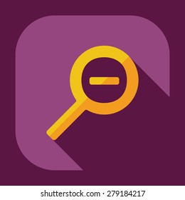 Flat modern design with shadow icon player