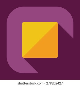 Flat modern design with shadow icon player