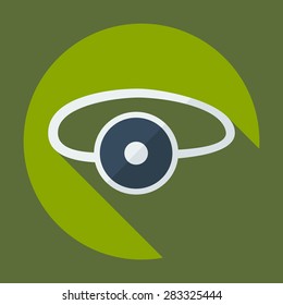 Flat modern design with shadow icon optics