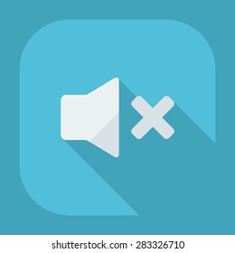 Flat modern design with shadow icon player