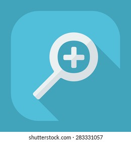 Flat modern design with shadow icon player