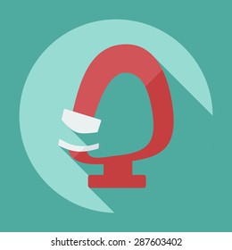 Flat modern design with shadow icon optics