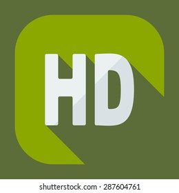 Flat modern design with shadow icon player