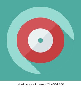 Flat modern design with shadow icon vinyl