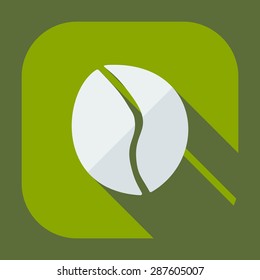 Flat modern design with shadow icon coffee