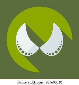 Flat modern design with shadow icon bra