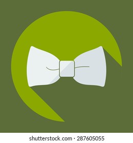 Flat modern design with shadow icon male butterfly