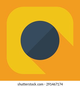 Flat modern design with shadow icon player