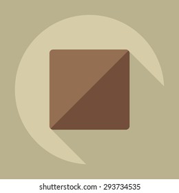 Flat modern design with shadow icon player