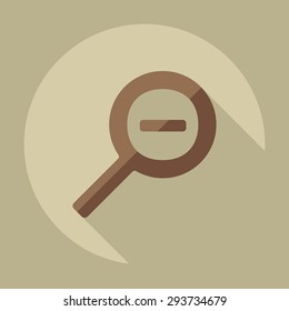 Flat modern design with shadow icon player