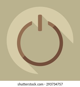 Flat modern design with shadow icon player