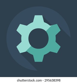 Flat modern design with shadow icon player