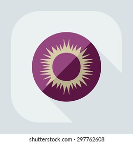 Flat modern design with shadow icon optics