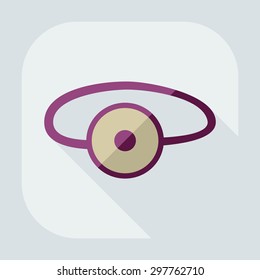 Flat modern design with shadow icon optics