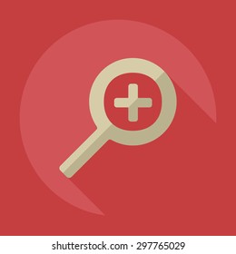 Flat modern design with shadow icon player