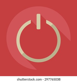 Flat modern design with shadow icon player