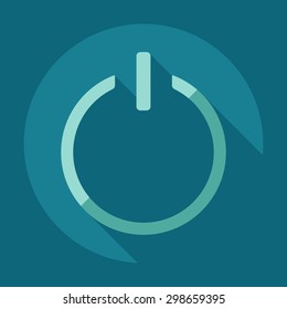 Flat modern design with shadow icon player